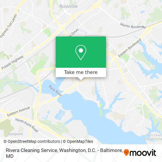 Rivera Cleaning Service map