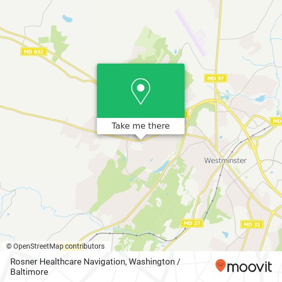 Rosner Healthcare Navigation map
