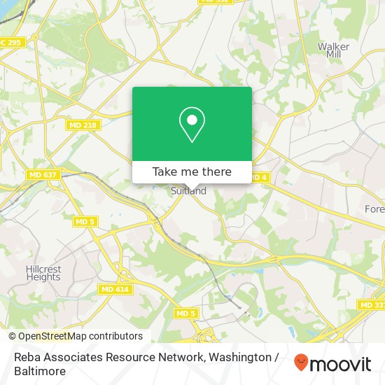 Reba Associates Resource Network map