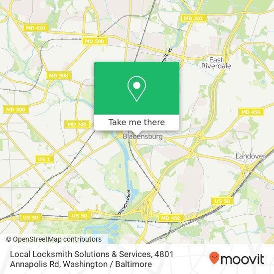 Local Locksmith Solutions & Services, 4801 Annapolis Rd map