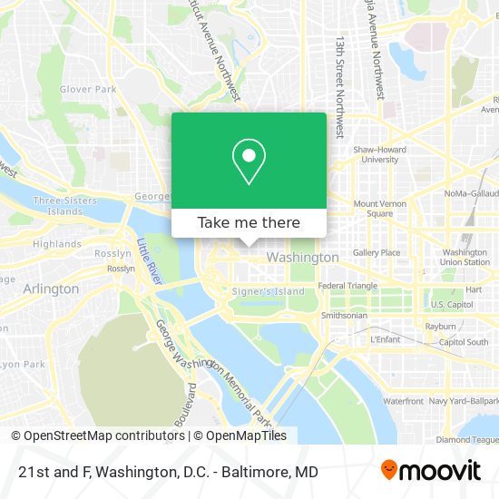21st and F map