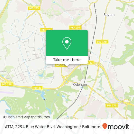 Mapa de ATM, 2294 Blue Water Blvd
