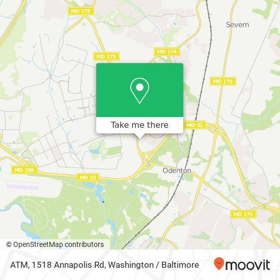 Mapa de ATM, 1518 Annapolis Rd