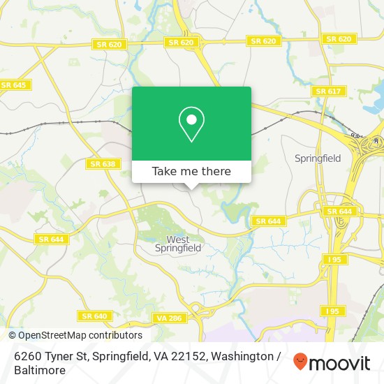 6260 Tyner St, Springfield, VA 22152 map