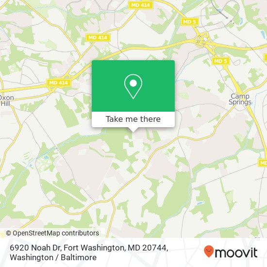 6920 Noah Dr, Fort Washington, MD 20744 map