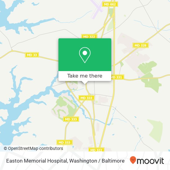 Mapa de Easton Memorial Hospital