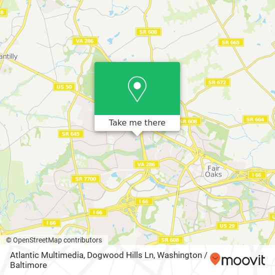 Atlantic Multimedia, Dogwood Hills Ln map