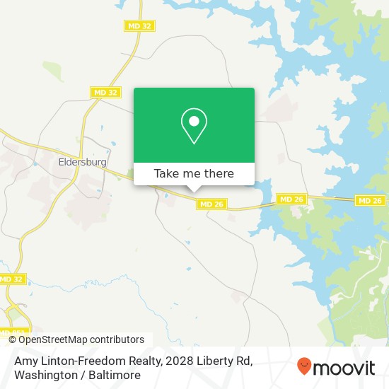 Mapa de Amy Linton-Freedom Realty, 2028 Liberty Rd