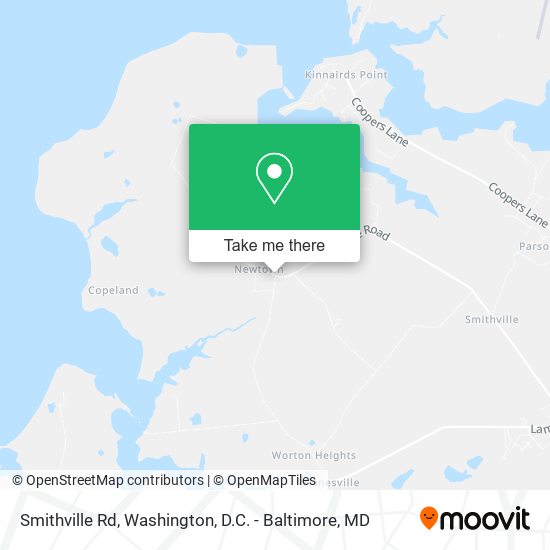 Mapa de Smithville Rd, Worton, MD 21678