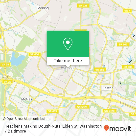 Teacher's Making Dough-Nuts, Elden St map