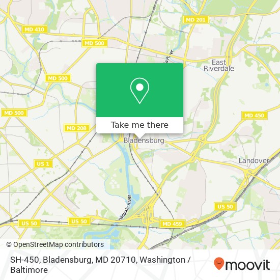 SH-450, Bladensburg, MD 20710 map