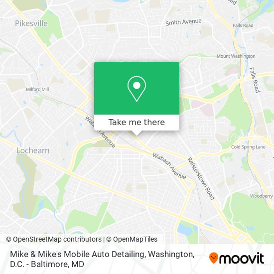 Mapa de Mike & Mike's Mobile Auto Detailing