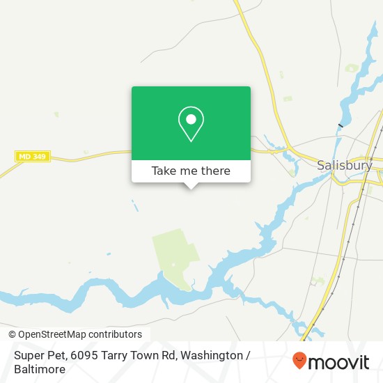 Mapa de Super Pet, 6095 Tarry Town Rd