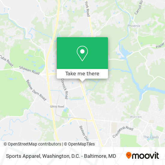 Sports Apparel map