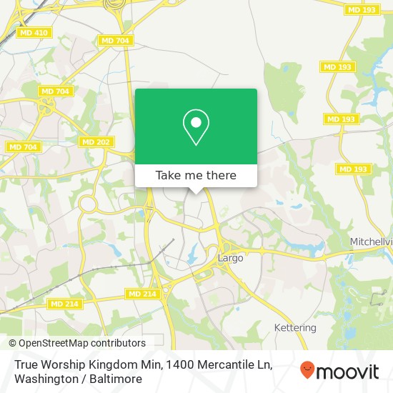 True Worship Kingdom Min, 1400 Mercantile Ln map