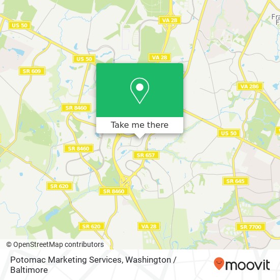 Potomac Marketing Services map