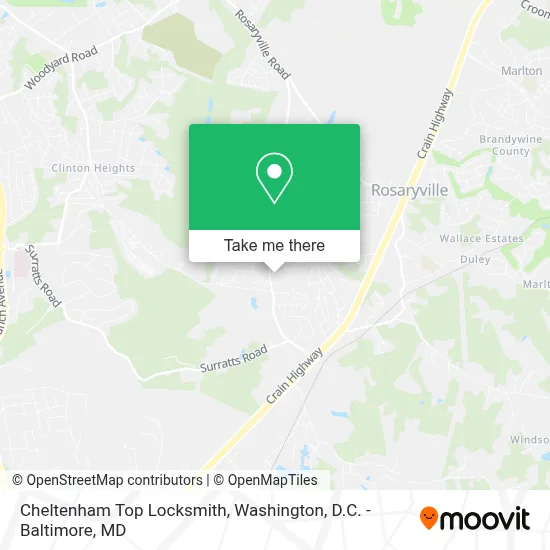 Cheltenham Top Locksmith, 10320 Marlboro Woods Dr map