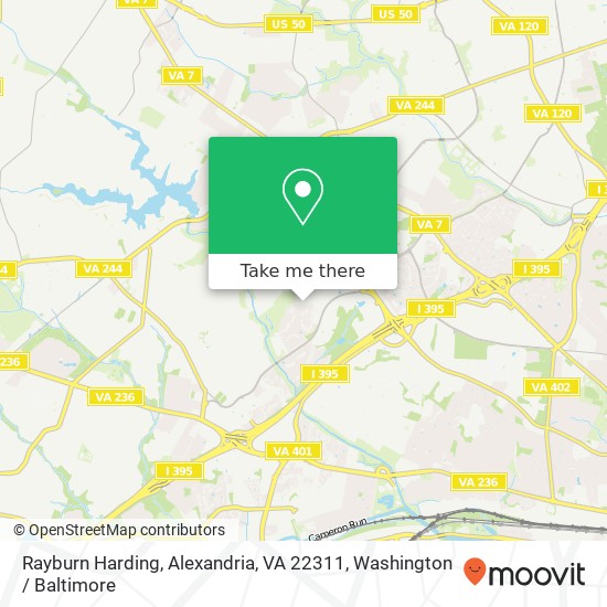 Rayburn Harding, Alexandria, VA 22311 map