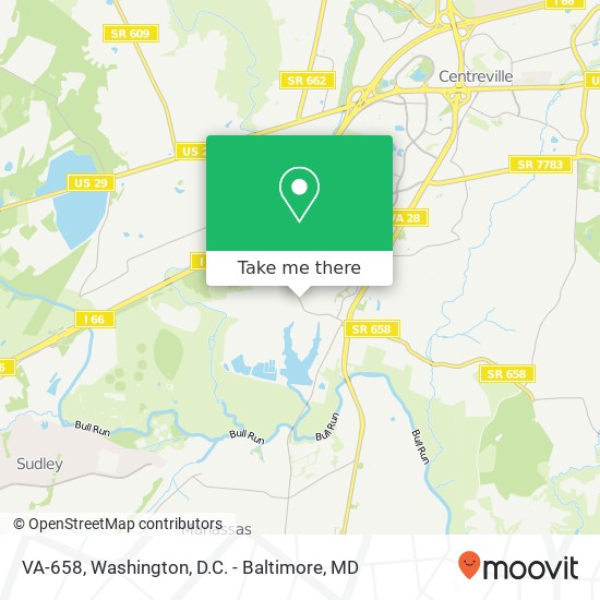 VA-658, Centreville, VA 20121 map