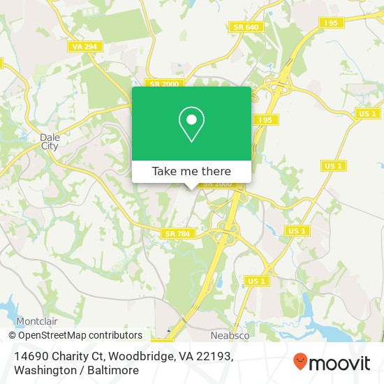 14690 Charity Ct, Woodbridge, VA 22193 map