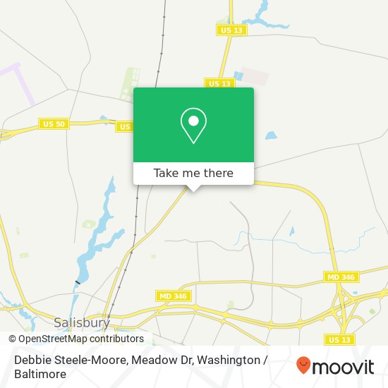 Mapa de Debbie Steele-Moore, Meadow Dr