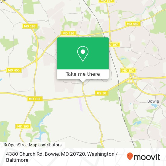 4380 Church Rd, Bowie, MD 20720 map