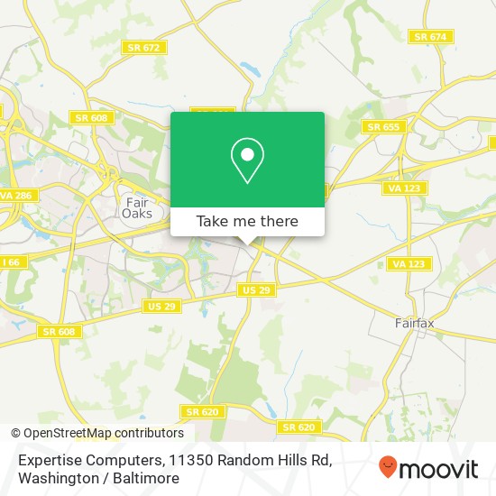 Expertise Computers, 11350 Random Hills Rd map