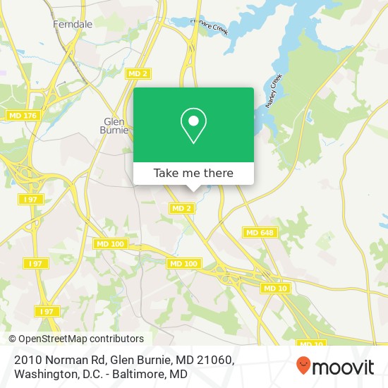 2010 Norman Rd, Glen Burnie, MD 21060 map