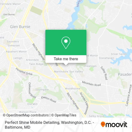 Perfect Shine Mobile Detailing map