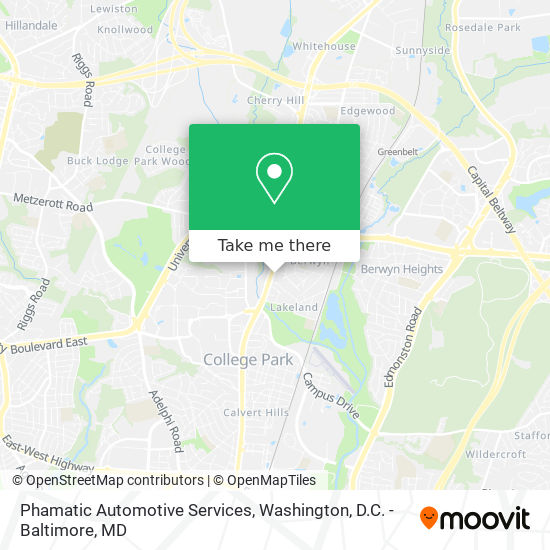 Phamatic Automotive Services map