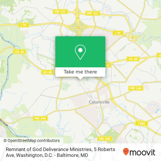 Remnant of God Deliverance Ministries, 5 Roberts Ave map