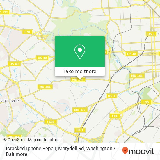 Mapa de Icracked Iphone Repair, Marydell Rd