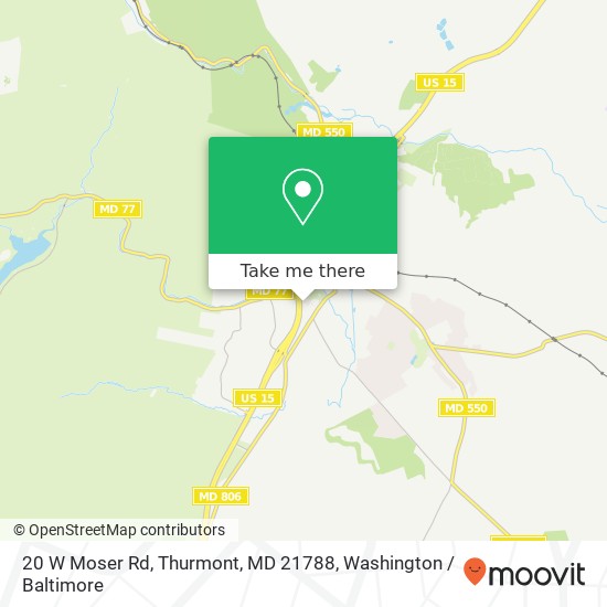 20 W Moser Rd, Thurmont, MD 21788 map