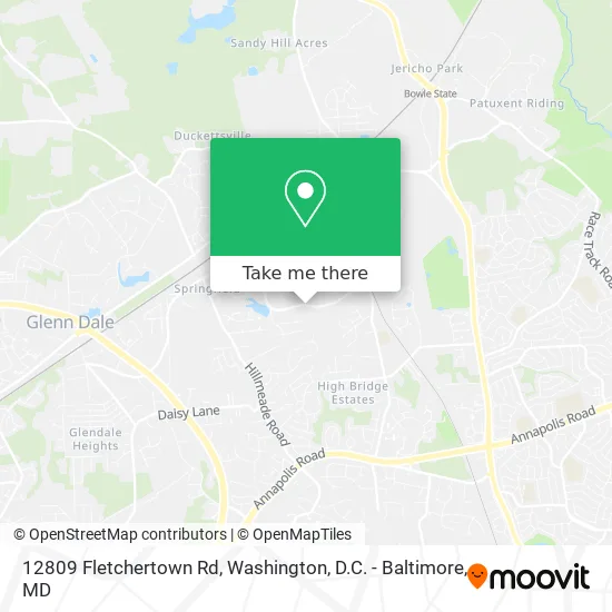 12809 Fletchertown Rd map