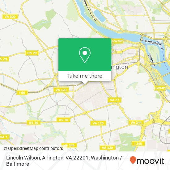 Lincoln Wilson, Arlington, VA 22201 map