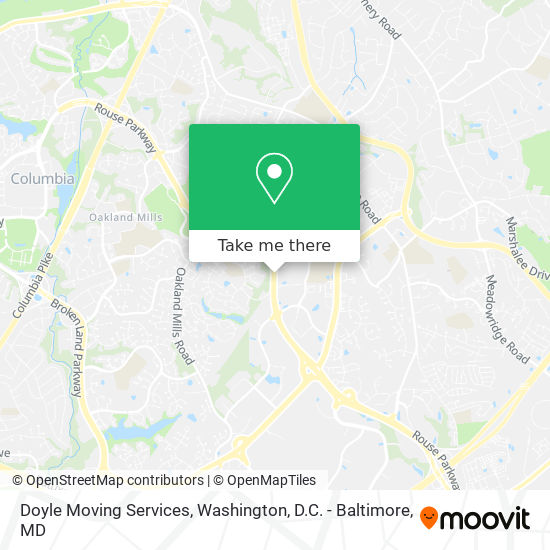 Doyle Moving Services map