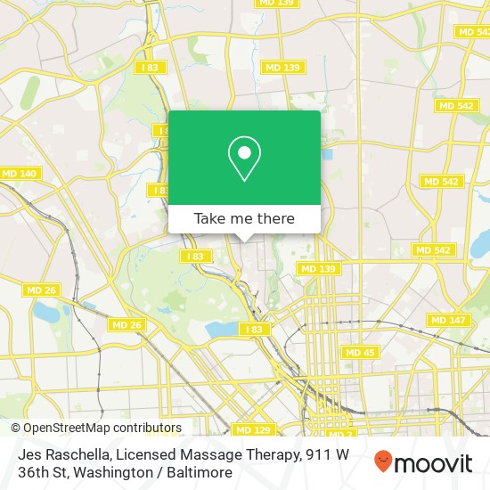 Jes Raschella, Licensed Massage Therapy, 911 W 36th St map