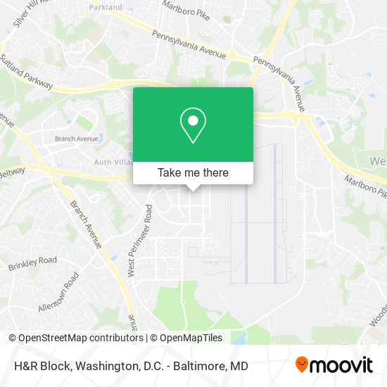 H&R Block map