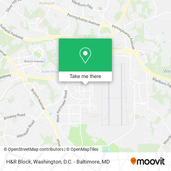 Mapa de H&R Block
