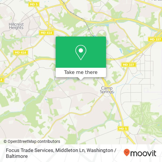 Focus Trade Services, Middleton Ln map