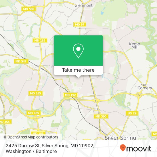 2425 Darrow St, Silver Spring, MD 20902 map