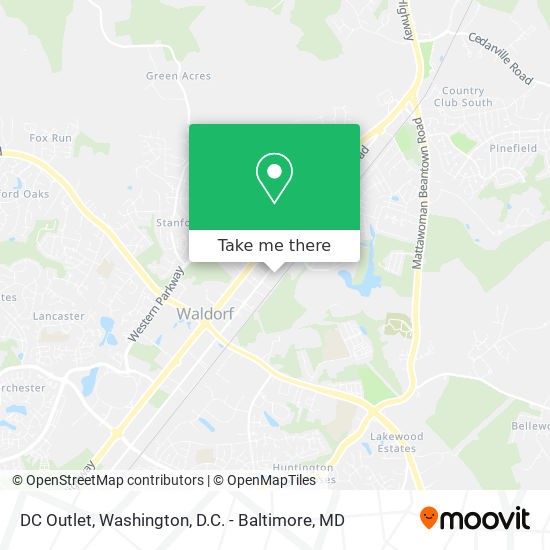 DC Outlet map