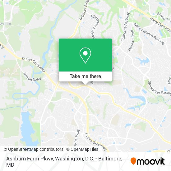 Mapa de Ashburn Farm Pkwy