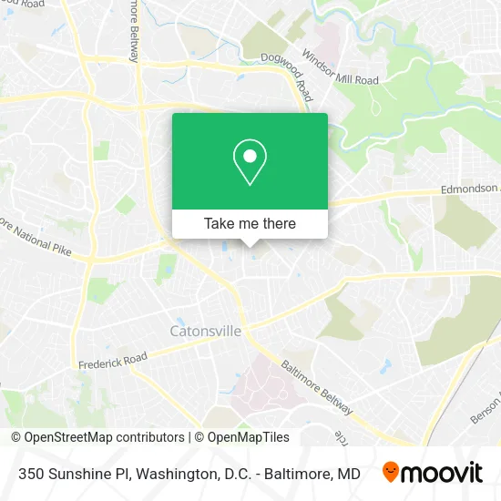 Mapa de 350 Sunshine Pl
