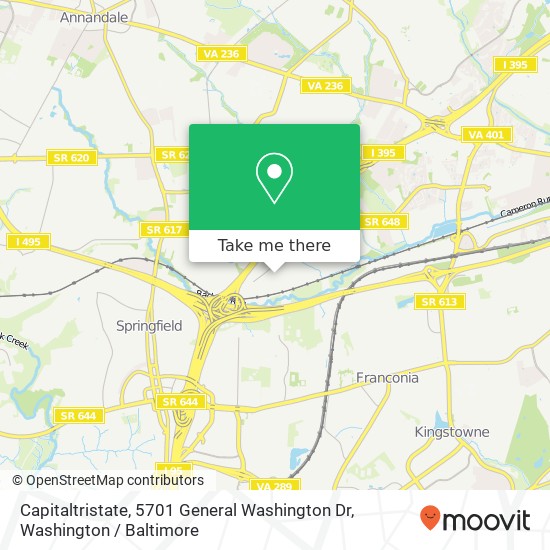 Capitaltristate, 5701 General Washington Dr map