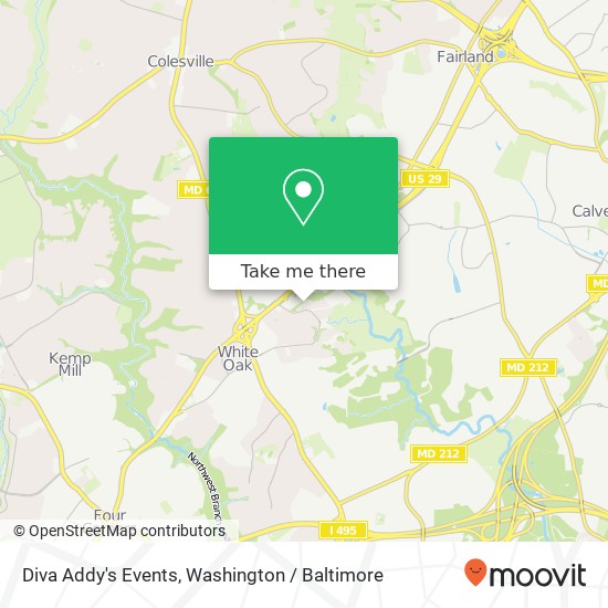 Diva Addy's Events map