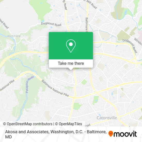 Akosa and Associates map