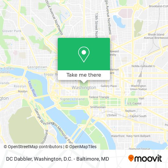 Mapa de DC Dabbler