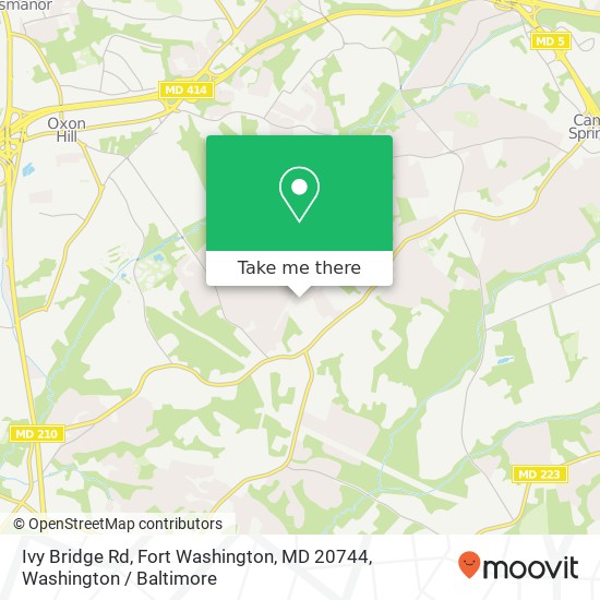 Ivy Bridge Rd, Fort Washington, MD 20744 map