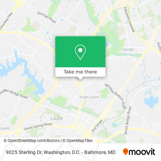 9025 Sterling Dr map